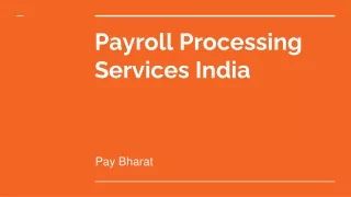 Payroll Processing Services