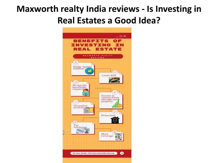 maxworth realty india reviews is investing