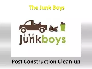 post construction clean up
