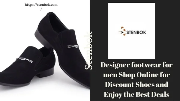 Designer footwear for men