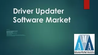 driver updater software market