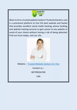 Trusted Website Hackers For Hire