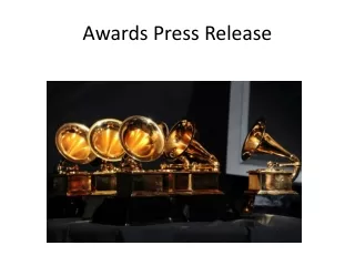Awards Press Release