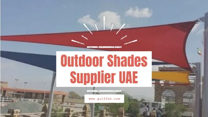 outdoor shades supplier uae