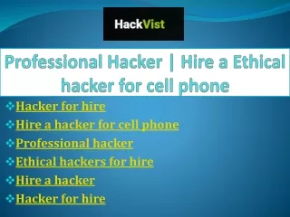 Hire a hacker for cell phone