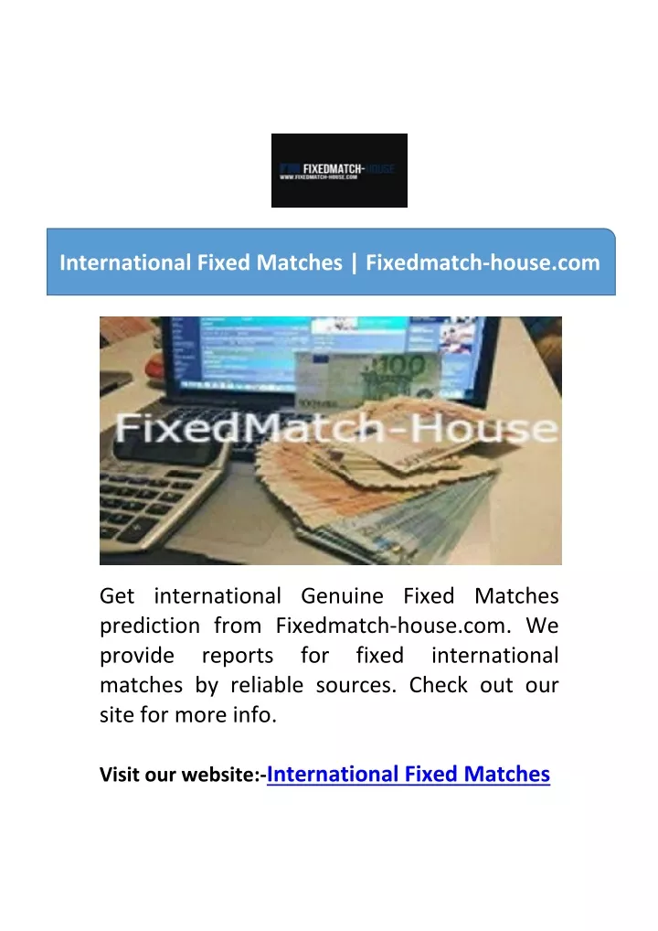 international fixed matches fixedmatch house com