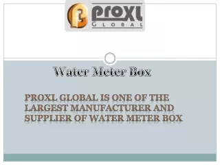 water meter box