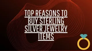 Top Reasons to Buy Sterling Silver Jewelry Items