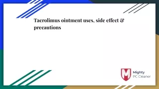 Tacrolimus ointment