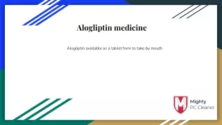 alogliptin medication
