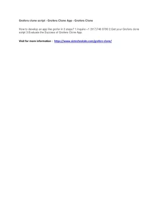 grofers clone script grofers clone app grofers