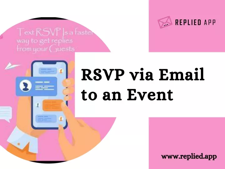 rsvp via email to an event