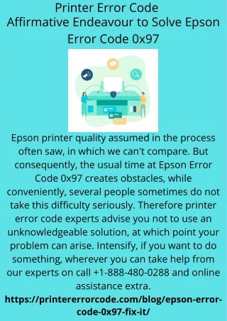 printer error code affirmative endeavour to solve