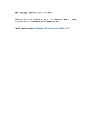 Zillow Clone App - Zillow Clone script - Zillow Clone