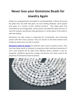 Never lose your gemstone beads for Jewelry again-converted