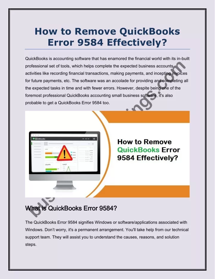 how to remove quickbooks error 9584 effectively