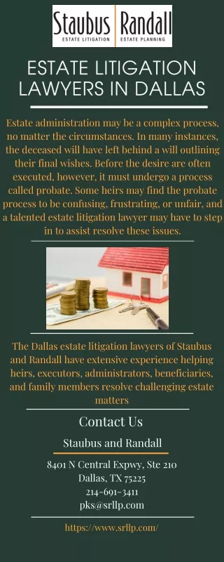 Estate Litigation Lawyers in Dallas