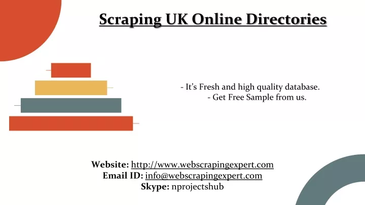 it s fresh and high quality database get free sample from us