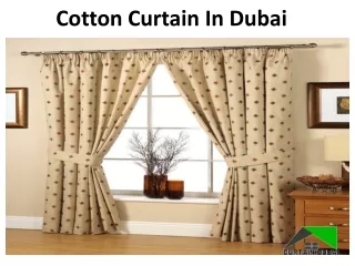 Cotton Curtains  in Dubai