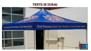 Tents in Dubai