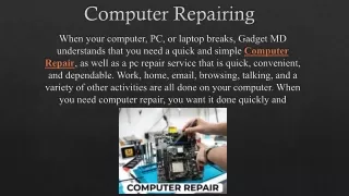 computer repairing