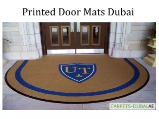 Printed Door Mats Dubai