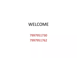 welcome