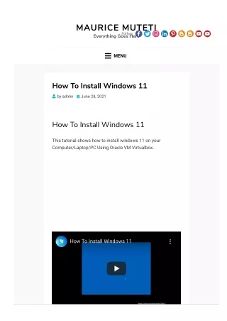 How To Install Windows 11