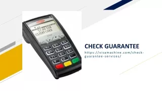 check guarantee
