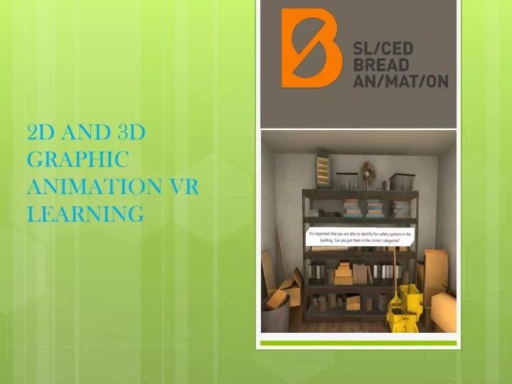 2d and 3d graphic animation vr learning