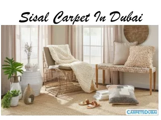 Sisal Carpets in Dubai