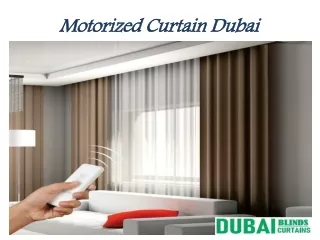 Motorized Curtains in Dubai