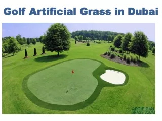 Golf Artificial Grass in Dubai