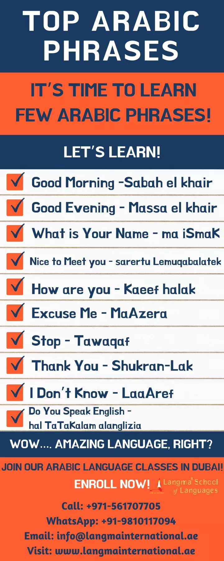 top arabic phrases