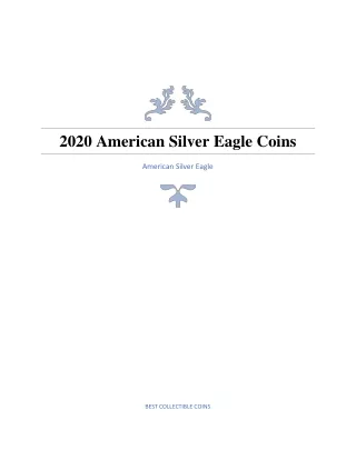 2020 American Silver Eagle Coins