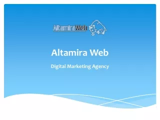 Altamiraweb Digital Marketing Agency
