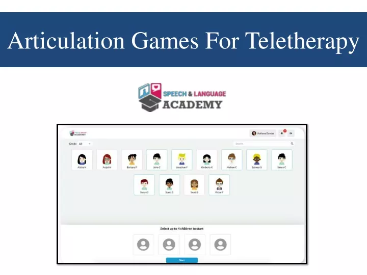 articulation games for teletherapy