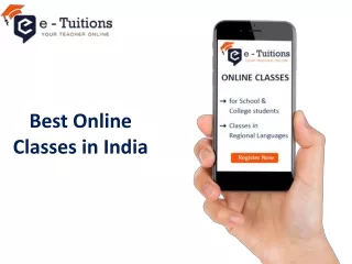 Best Online Classes in India