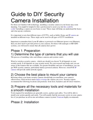 Guide to DIY Security Camera Installation-converted