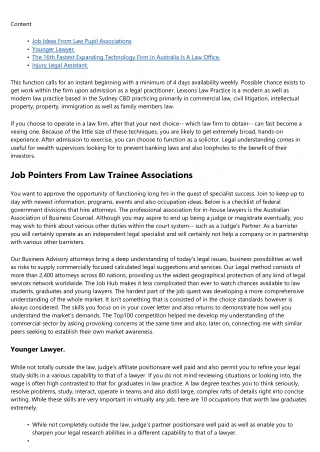 Legal Jobs In Australia
