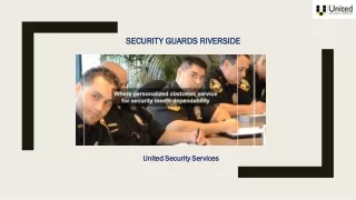 Security Guards Riverside