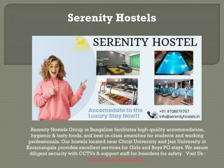 serenity hostels