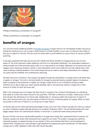 https theefitness com benefits of orange