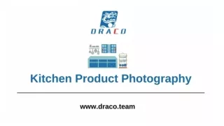 Kitchen Product Photography - Draco Team