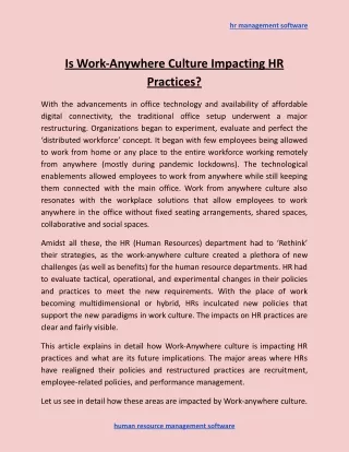 hr management software