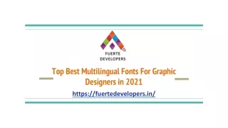 Top Best Multilingual Fonts For Graphic Designers in 2021