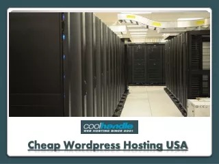 cheap wordpress hosting usa