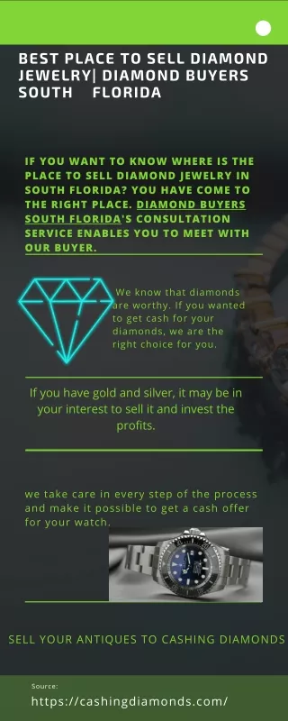 Best Place To Sell Diamond Jewelry Diamond Buyers South    Florida