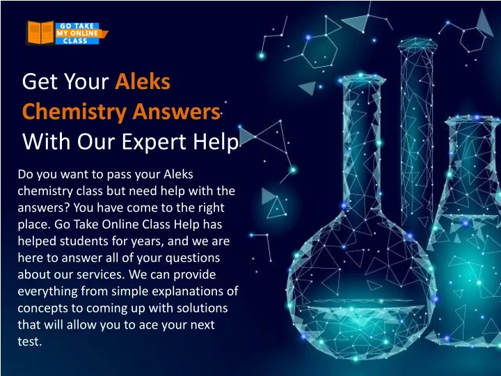 get y our aleks chemistry answers with our expert help