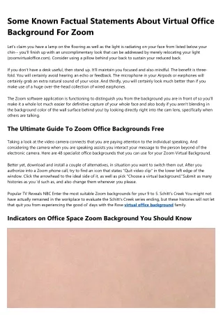 Some Known Details About Free Zoom Backgrounds Office